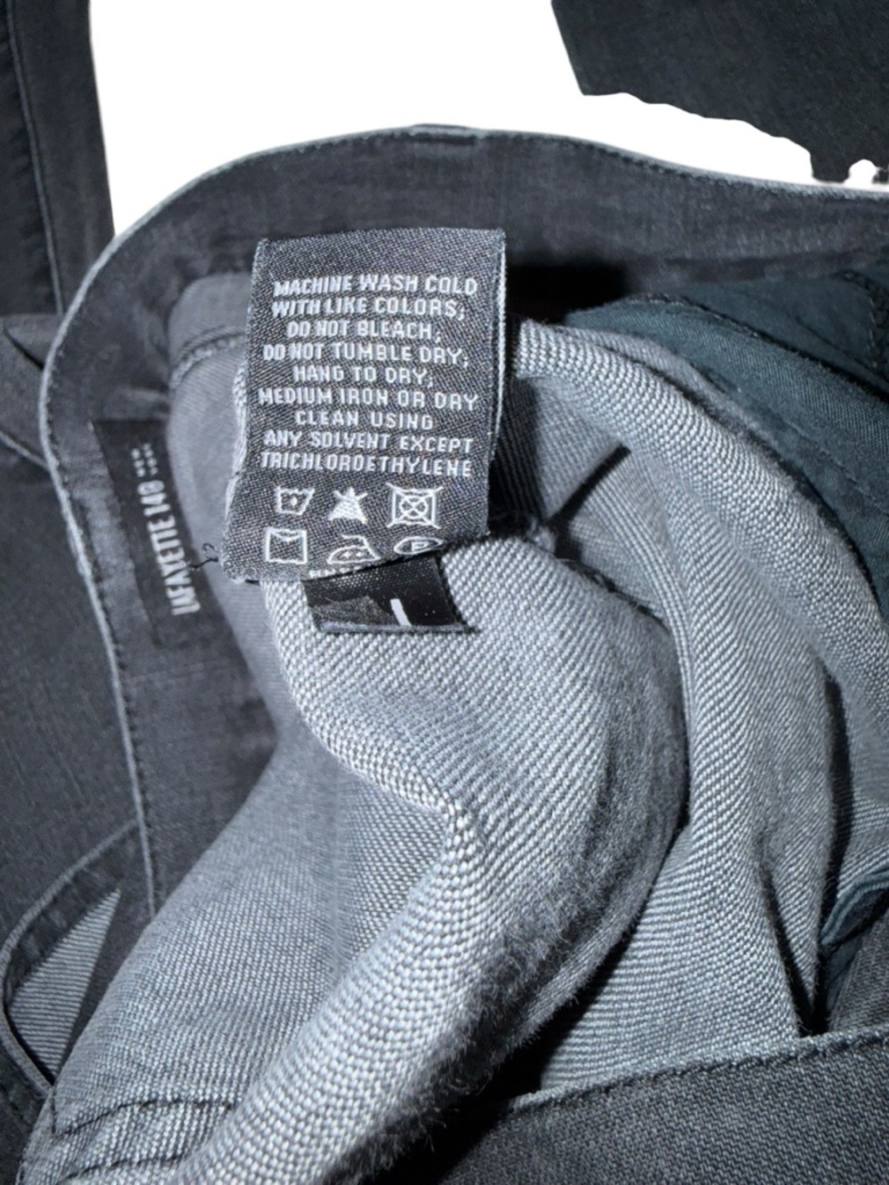 Lafayette 148 New York Gray/Black Jeans - Size 2 - Picture 5 of 5